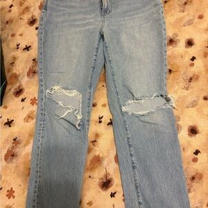 Madewell Distressed curvy perfect vintage Jeans